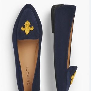 Blue and gold Talbots flats size 9